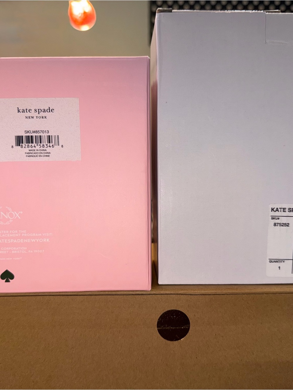 kate spade clear plastic round food storage containers with pink label - Picture 11 of 11
